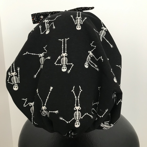 Scrub CAP/HAT *Reversible *Long Ties *Halloween - Picture 12 of 16